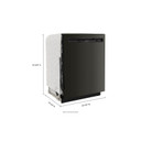 Kitchenaid® 44 dBA Dishwasher in PrintShield™ Finish with 360° Max Jets™ Third Rack KDFM404KBS