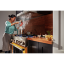 KitchenAid® 36'' Smart Commercial-Style Dual Fuel Range with 6 Burners KFDC506JYP