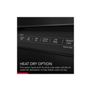 KitchenAid® 39 dBA Dishwasher with Third Level Utensil Rack KDFE204KBL