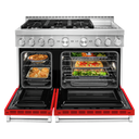 KitchenAid® 48'' Smart Commercial-Style Gas Range with Griddle KFGC558JPA