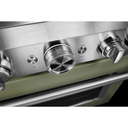 KitchenAid® 30'' Smart Commercial-Style Dual Fuel Range with 4 Burners KFDC500JAV