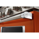 KitchenAid® 30'' Smart Commercial-Style Gas Range with 4 Burners KFGC500JSC