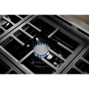 KitchenAid® 48'' Smart Commercial-Style Gas Range with Griddle KFGC558JBK