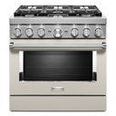 KitchenAid® 36'' Smart Commercial-Style Dual Fuel Range with 6 Burners KFDC506JMH