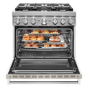 KitchenAid® 36'' Smart Commercial-Style Dual Fuel Range with 6 Burners KFDC506JMH