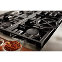 KitchenAid® 36'' Smart Commercial-Style Dual Fuel Range with 6 Burners KFDC506JSS