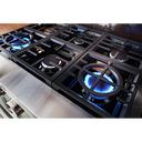 KitchenAid® 36'' Smart Commercial-Style Dual Fuel Range with 6 Burners KFDC506JAV