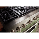 KitchenAid® 36'' Smart Commercial-Style Dual Fuel Range with 6 Burners KFDC506JAV