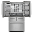 Kitchenaid® 25.8 Cu. Ft. 36" Multi-Door Freestanding Refrigerator with Platinum Interior Design KRMF706ESS