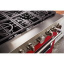 KitchenAid® 36'' Smart Commercial-Style Gas Range with 6 Burners KFGC506JPA