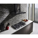 Kitchenaid® 36" Wall-Mount, 3-Speed Canopy Hood KVWB606HBS