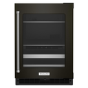 Kitchenaid® 24 Beverage Center with Glass Door and Metal-Front Racks KUBR314KBS