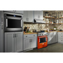 KitchenAid® 30'' Smart Commercial-Style Dual Fuel Range with 4 Burners KFDC500JSC