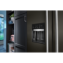 Kitchenaid® 29.4 Cu. Ft. 48" Built-In Side-by-Side Refrigerator with Ice and Water Dispenser KBSD708MBS