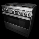 Jennair® 36" NOIR™ Dual-Fuel Professional-Style Range JDRP636HM