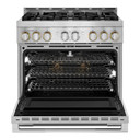 Jennair® 36" RISE™ Gas Professional-Style Range JGRP436HL