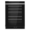 Jennair® NOIR™ 24" Built-In Undercounter Wine Cellar, Left Swing JUWFL242HM
