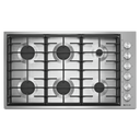 Jennair® Euro-Style 36 6-Burner Gas Cooktop JGC7636BS