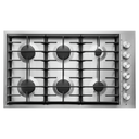 Jennair® Euro-Style 36 6-Burner Gas Cooktop JGC7636BS