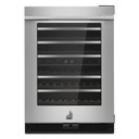 Jennair® RISE™ 24" Built-In Undercounter Wine Cellar, Right Swing JUWFR242HL Jennair® RISE™ 24" Built-In Undercounter Wine Cellar, Right Swing JUWFR242HL