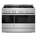 Jennair® 48" NOIR™ Gas Professional-Style Range with Infrared Grill JGRP648HM