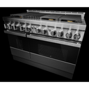 Jennair® 48" NOIR™ Gas Professional-Style Range with Infrared Grill JGRP648HM