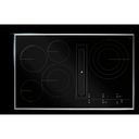 Jennair® 36 Lustre Trim Electric Radiant Downdraft Cooktop with Tap Touch Controls JED4536KS