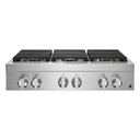 Jennair® 36" NOIR™ Gas Professional-Style Rangetop JGCP436HM