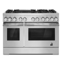 Jennair® RISE™ 48" Dual-Fuel Professional Range with Gas Grill JDRP648HL