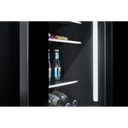 Jennair® 24 NOIR™ Under Counter Glass Door Refrigerator, Right Swing JUGFR242HM