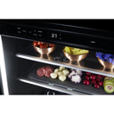 Jennair® NOIR™ 24" Under Counter Glass Door Refrigerator, Right Swing JUGFR242HM