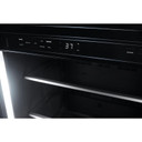 Jennair® NOIR™ 24" Under Counter Glass Door Refrigerator, Right Swing JUGFR242HM