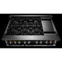 Jennair® 48 RISE™ Gas Professional-Style Range with Chrome-Infused Griddle JGRP548HL