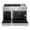 Jennair® 48" RISE™ Gas Professional-Style Range with Chrome-Infused Griddle JGRP548HL