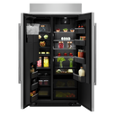 Jennair® RISE™ 42 Built-In Side-By-Side Refrigerator with External Ice and Water Dispenser JBSS42E22L