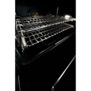 Jennair® NOIR™ 48" Dual-Fuel Professional-Style Range with Chrome-Infused Griddle and Steam Assist JDSP548HM