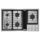 Jennair® Euro-Style 36 JX3™ Gas Downdraft Cooktop JGD3536GS