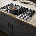 Jennair® 36” JX3™ Gas Downdraft Cooktop JGD3536GS