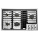 Jennair® 36” JX3™ Gas Downdraft Cooktop JGD3536GS