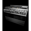 Jennair® 48 NOIR™ Gas Professional-Style Range with Chrome-Infused Griddle JGRP548HM