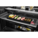 Jennair® RISE™ 72” Counter-Depth French Door Refrigerator with Obsidian Interior JFFCC72EHL