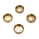 Set of 4 Range Brass Knob Bezels, Oven W11323068