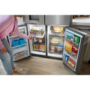 Whirlpool® 36-Inch Counter Depth 4 Door Refrigerator with Ice Maker in Door WRQC7836RZ