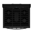Whirlpool® 30-inch Smart Gas Range with Air Cooking Technology, Steam/Self Cleaning, Rapid Preheat 5.3 CuFt Capacity WFGS7530RB
