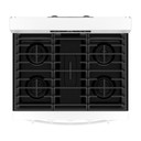 Whirlpool® 30-inch Gas Range with Air Fry and Air Baking, Self Cleaning, Rapid Preheat 5.0 CuFt Capacity WFGS5030RW