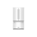 Kitchenaid® 20 cu. ft. 36-Inch Width Counter-Depth French Door Refrigerator with Interior Dispense KRFC136RWH