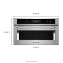 Scratch & Dent 30" Built In Microwave Oven with Convection Cooking KMBP100ESS-B