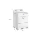 Maytag® Top Load Gas Wrinkle Prevent Dryer - 7.0 cu. ft. MGD4005SW Maytag® Top Load Gas Wrinkle Prevent Dryer - 7.0 cu. ft. MGD4005SW