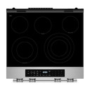 Kitchenaid® 5.3 Cu. Ft. Slide-in Electric Range with Two Even-Heat™ Hyper Elements and Convection Cooking Modes YKSES530SPS