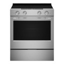 Kitchenaid® 5.3 Cu. Ft. Slide-in Electric Range with Two Even-Heat™ Hyper Elements and Convection Cooking Modes YKSES530SPS